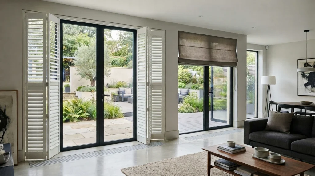 Shutters vs Blinds for Doors